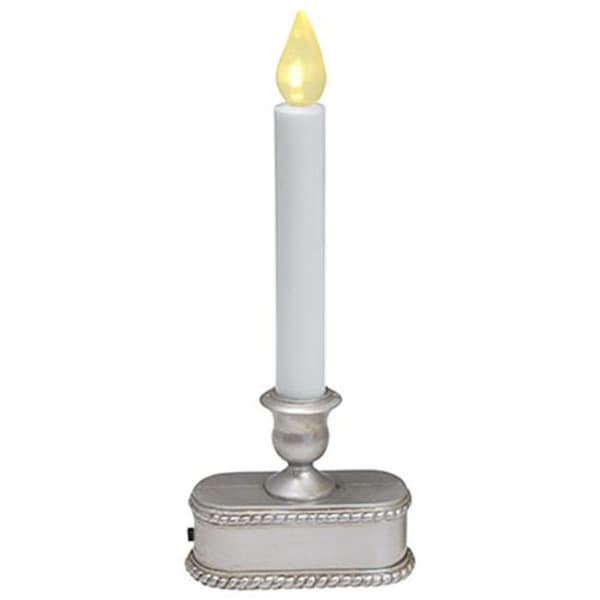 Noma Inliten Noma Inliten V1532-88 9 in. 1 Light Brushed Silver Battery Operated LED Candolier 179348 - main